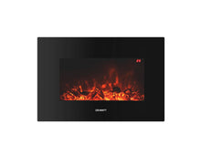 Load image into Gallery viewer, Electric Fireplace Fire Heater 2000W Black