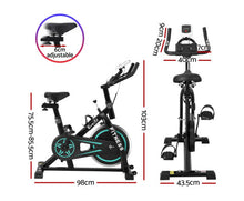 Load image into Gallery viewer, Everfit Spin Bike Exercise Bike 10kg Flywheel Fitness Home Gym 150kg capacity