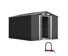 Load image into Gallery viewer, Garden Shed Outdoor Storage Sheds Tool Workshop 2.6x3.9x2M with Base