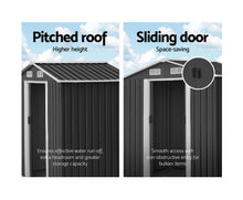 Load image into Gallery viewer, Garden Shed Outdoor Storage Sheds Tool Workshop 2.6x3.9x2M with Base